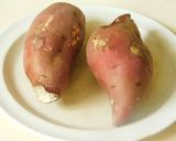 A picture of step 1 of Sweet Potato Chocolate Pie.