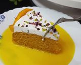 A picture of step 9 of Custard Cake with Mango Milk & Frosting, Eggless.