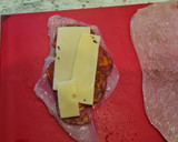 Foto del paso 3 de la receta: Libritos de pollo rellenos de chorizo y queso