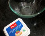 A picture of step 1 of Cream Cheese Dip with Dill Leaves.