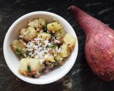 A picture of step 4 of Sweet potato sabji for fasting.