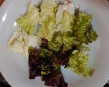 Foto del paso 1 de la receta: Melocotón 🍑 y frambuesa en ensalada 🥗