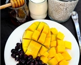 Foto del paso 1 de la receta: Pudin de Chía con mango y arándanos
