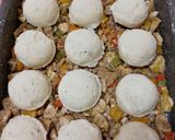 A picture of step 4 of Baked Potato Balls with Chicken.