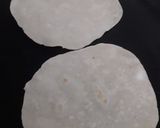 A picture of step 2 of Vegetable tortilla wrap.