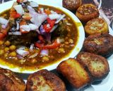 आलू टिक्की छोले चाट (Aloo Tikki Chhole Chaat Recipe in Hindi) रेसिपी चरण 17 फोटो