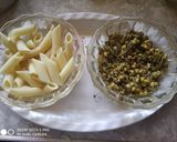 A picture of step 1 of Pasta and sprout moong salad.
