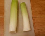 Foto del paso 1 de la receta: Canelones de puerros rellenos de calabacines