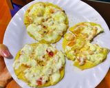 Hình bước làm 4 của món Bánh pizza hải sản phiên bản bé ăn dặm