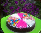 Foto langkah ke 9 dari resep Pizza brownies irit.