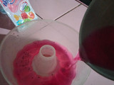 Pudding kemerdekaan (leci susu)