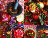 A picture of step 1 of Moroccan Minted Egg and Pea Salad.