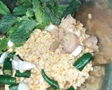 A picture of step 1 of Moong & Chana dal cheela.