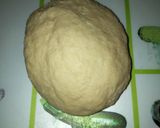 A picture of step 2 of Macheteadas (Honduran breakfast treat).