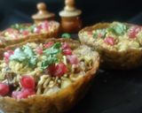हरा मूंग और आटे की कटोरी चाट (hara moong aur aate ki katori chaat recipe in Hindi) रेसिपी चरण 8 फोटो