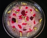 A picture of step 3 of Chia Seeds Rooh Afza Rose Shahi Shrikhand.