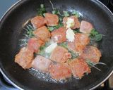 Baconba 🥓 tekert 🌀 nyúlgerinc 🐇 zöldségekkel 🥦🥕🍅 recept fázis 2 fotója