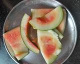 A picture of step 1 of Watermelon peel(rind) dosa(using white green part).