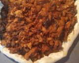 A picture of step 9 of Barbecue Pizza, stuff crust.