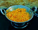 A picture of step 4 of Schezwan Fried Rice.