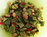 Foto del paso 8 de la receta: Ensalada de judías verdes y berenjena con mahonesa de sriracha