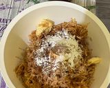 Meggyes - almás zabpelyhes sütemény recept fázis 2 fotója