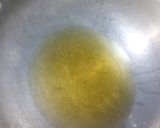 A picture of step 2 of Halwa pori.