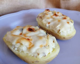 Foto del paso 11 de la receta: Patatas rellenas de champiñones y queso