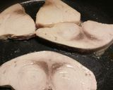 A picture of step 3 of Pan fried swordfish with peppers and potatoes.