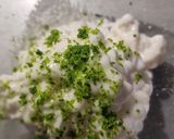 Mogyorókrémes derelye, mogyoró bundában, édes sajtkrémre fektetve (vegán) recept fázis 4 fotója