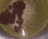 A picture of step 3 of Green peas mint soup.