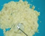A picture of step 1 of Banana cake (without oven).