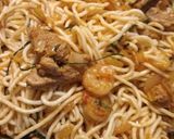 Φωτογραφία βήματος 4 της συνταγής Bami goreng με χοιρινό και γαρίδες