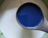 Foto langkah ke 3 dari resep Puding Lapis Cherry Bunga Telang Longan.