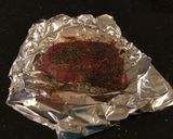 A picture of step 1 of Beef Tenderloin Oscar.