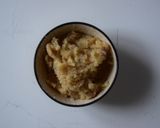 A picture of step 2 of Stuffed Mango laddoo.