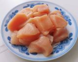 Hình bước làm 1 của món Ức GÀ xào bắp non