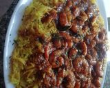 صورة لخطوة 1 من وصفة أرز بشعيرية وجمبري او كروقات