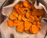 Φωτογραφία βήματος 5 της συνταγής Μανιτάρια ❤️🍄❤️ φούρνου με ταχίνι, μουστάρδα, μέλι 🍯 & γλυκοπατάτες 🍠