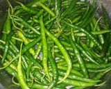 हरी मिर्च का आचार hari mirch ka achar रेसिपी चरण 1 फोटो