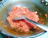 A picture of step 3 of Carrot burfi.