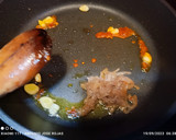 Foto del paso 2 de la receta: Pasta elicoidal con panceta curada y tomatitos