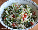A picture of step 4 of Tabbouleh.