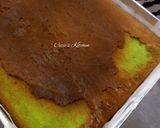 Foto langkah ke 9 dari resep Pandan Melaka Cheesecake Tanpa Terigu.