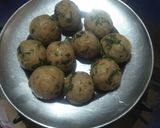 A picture of step 3 of Leftover Rice Manchurian.