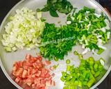 A picture of step 1 of Vegetable Rava Upma.