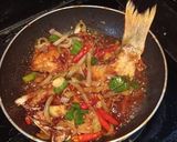 Foto langkah ke 6 dari resep Ikan kakap saus tiram+lada hitam.