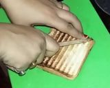 A picture of step 3 of Paneer sandwich.