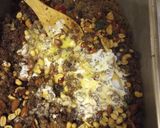 A picture of step 2 of Black Fruitcake, The one with no wheat flour.