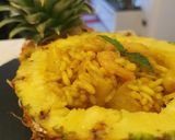 Foto del passaggio 3 della ricetta Riso all'ananas e gamberetti
